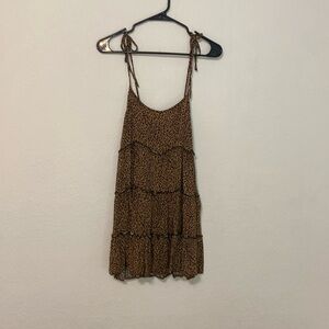 Cheetah Print Dress, Size Small